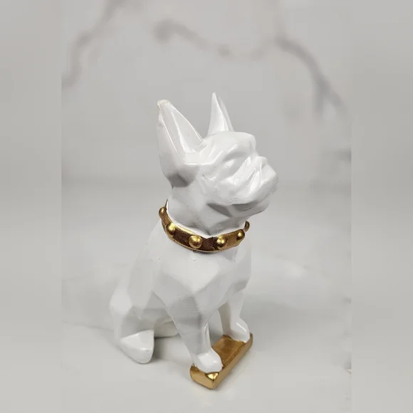 Gold and‎ White French bulldog Home Decor - Picture 2 of 8